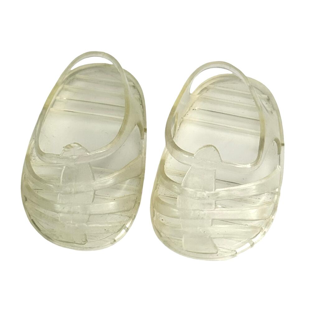 American Girl Jellie Shoes Clear Jellies A Culotte Dress Accessory Doll Sandals